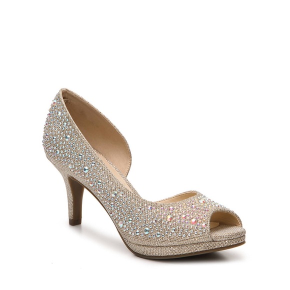 Kelly & Katie Shoes - Kelly & Katie Embellished Platform Pump